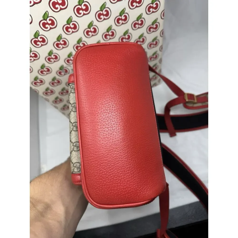 Gucci GG Supreme Canvas Apple Monogram Backpack